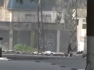 فري برس   حمص القصور تصوير قصف الدبابة 3 4 2012