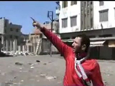 فري برس حمص القديمة باب هود قصف بصورايخ 2 4 2012