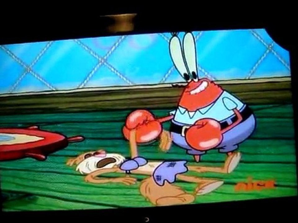 Bob Esponja - Plankton robó la piel de Arenita para robar la fórmula de Cangerburger.