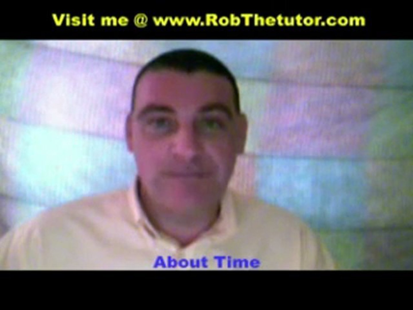 About Time -  American Expression – Slang – ESL – Learn English