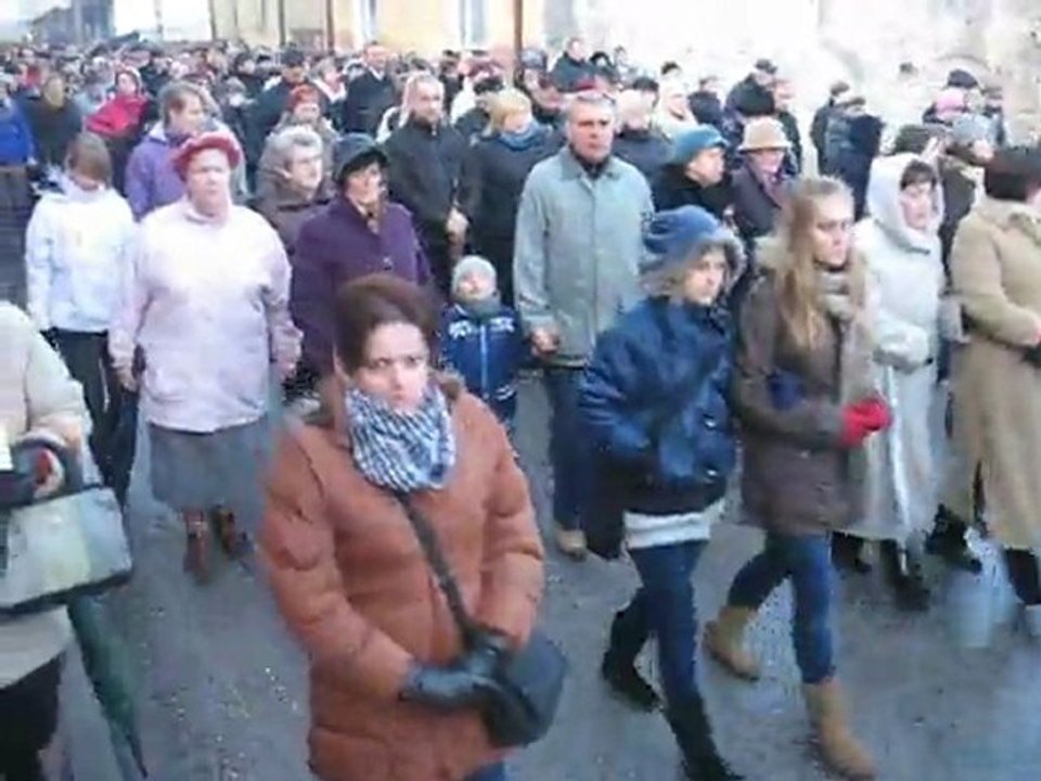 Droga Krzyżowa ulicami Chmielnika, 30 marca 2012r