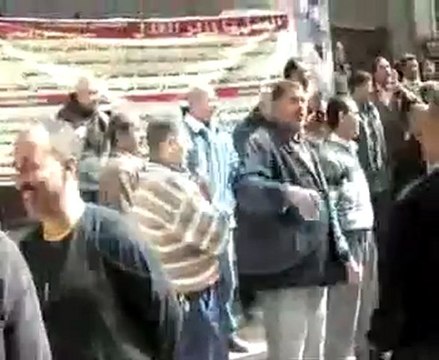 اضراب العاملين بمحاكم المنيا للمطالبه بمساواتهم بديوان الوزارة