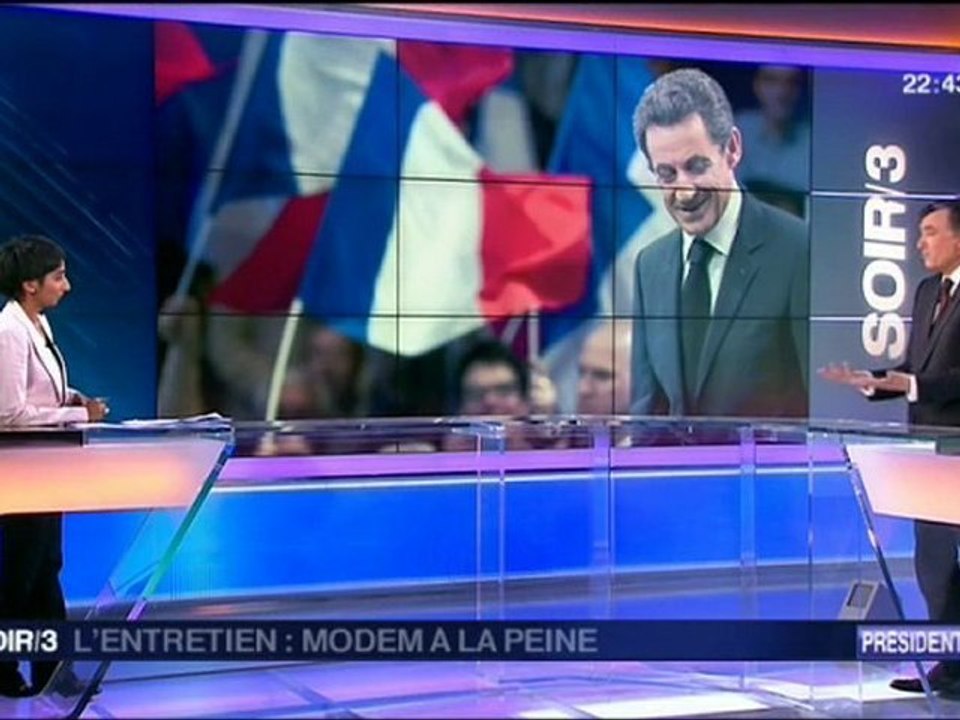Philippe Douste-Blazy, invité de Soir3 sur France3 - 030412