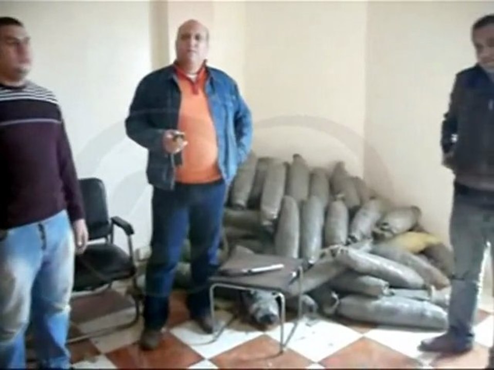 ضبط  150 كيلو بانجو واسلحه ناريه فى حمله امنيه بالفيوم