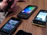 HTC Desire, HTC Legend and HTC HD2 Mini at Mobile World Congress 2010