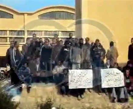 لليوم الثانى على التوالى أضراب عمال ورش الصيانة بالقناة 21 2 2012