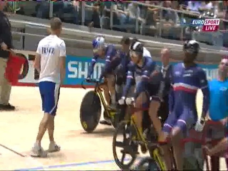 Mondiaux sur piste 2012 vitesse par equipe homme finale