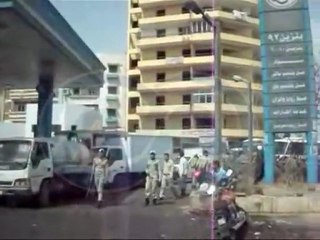 الأمن يشرف علي توزيع البنزين والسولار داخل محطات الوقود بالمنيا