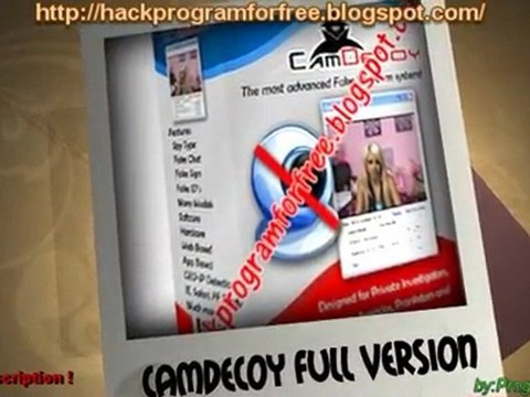 CamDecoy Full,Free PC Game Trainers,Crack,Hack Program