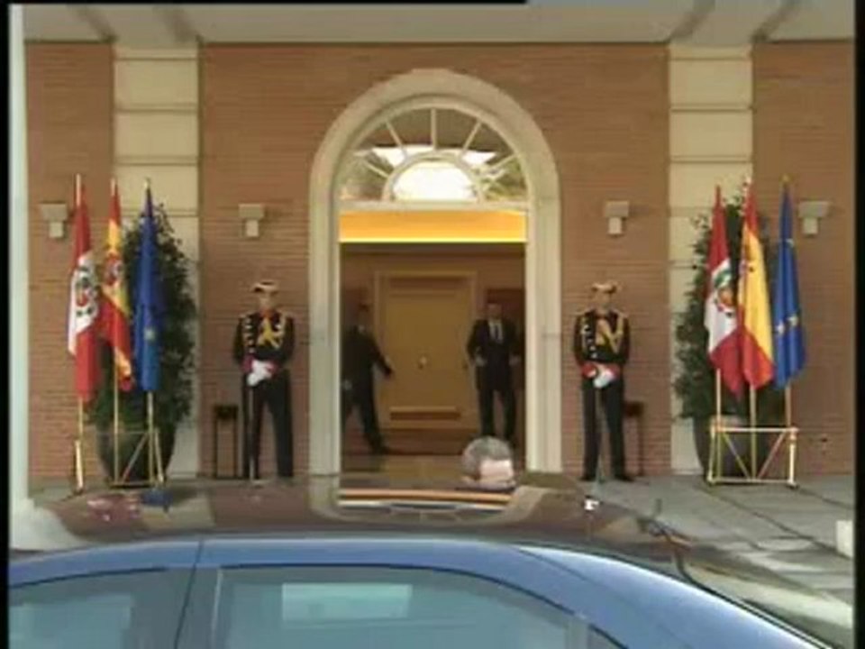 Reunión entre Zapatero y Alan García