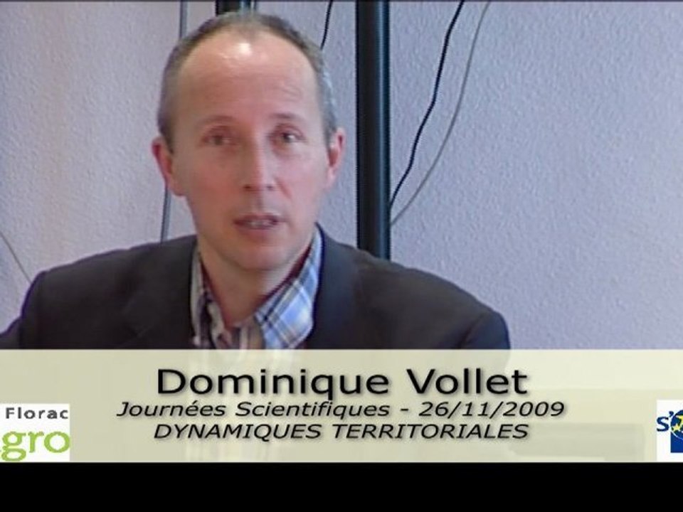 JS 2009 : Dominique Vollet - Evaluation des politiques de développement territorial
