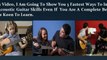 3 Fastest Ways To Improve Acoustic Guitar Skills For Beginners