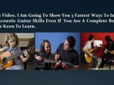 3 Fastest Ways To Improve Acoustic Guitar Skills For Beginners