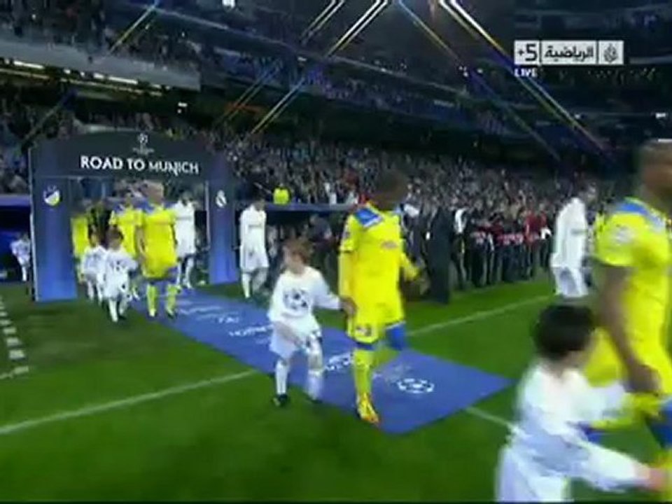 جميع اهداف مباراة ريال مدريد وأبويل نيقوسيا 2/5