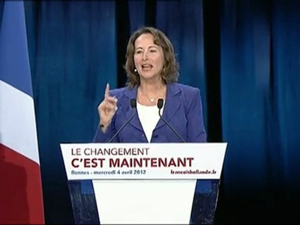 Ségolène Royal : "Le peuple sera au coeur de tout"