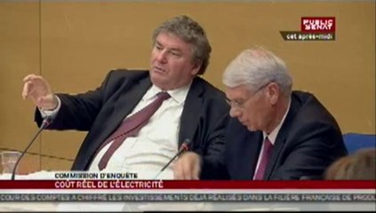 SEANCE,Audition de Mr Lacoste sur le coût réel de l'électricité