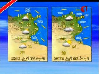 النشرة الجوية 04-04-2012