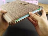 Sleep / Awake Wood Grain Case for 