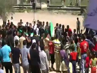 فري برس درعا مظاهرة صباحية درعا البلد  4 4 2012 ‫ ج1