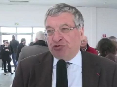 Jacques Auxiette avant le meeting de Rennes