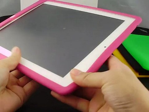 Candy Silicone Jelly Skin Case For The new iPad iPad 3