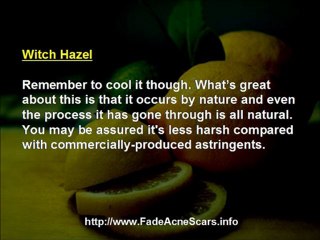 Fade Acne Scars Natural Ways