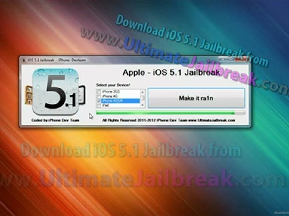 iOS 5.1 Jailbreak for iPhone 3GS & 4, iPod touch 3G & 4G and iPad