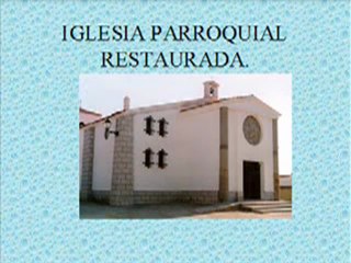 RESTAURACIÓN IGLESIA DE CARCABOSO