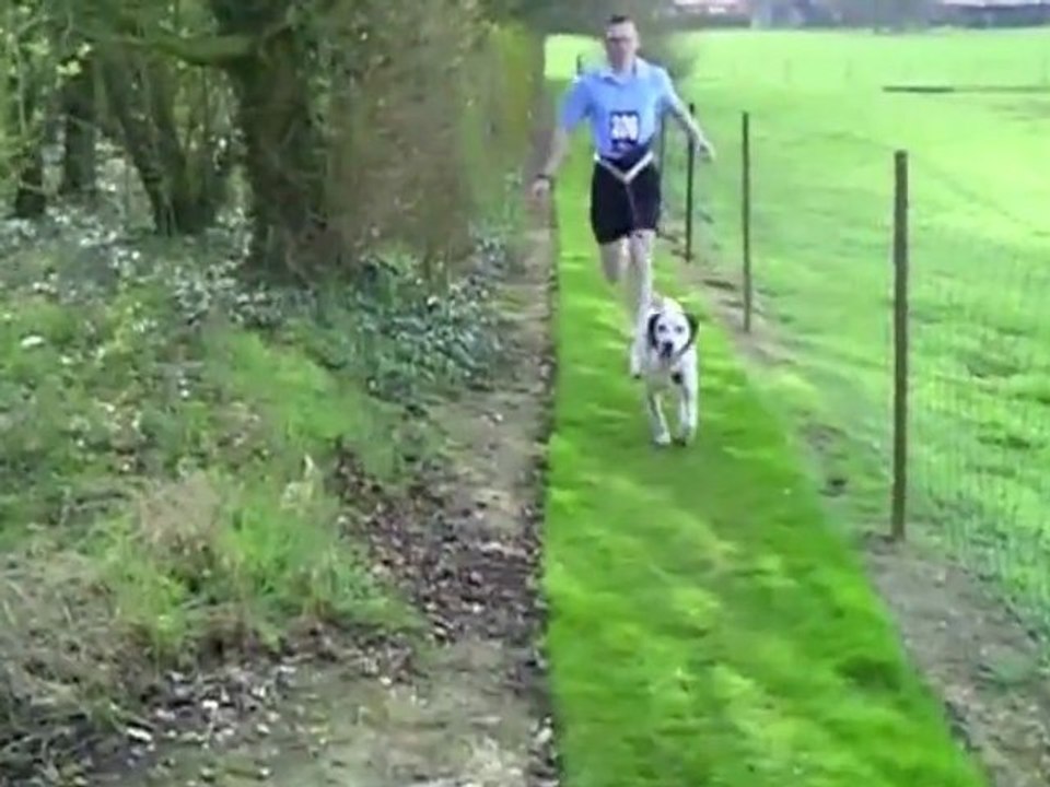 Premiers canicross et caniVTT à Saint-Léger (62)