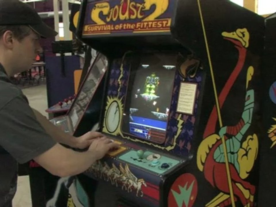Classic Game Room: JOUST 2: SURVIVAL OF THE FITTEST arcade machine review