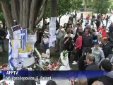Grèce: hommage à un retraité qui s'est suicidé à Athènes