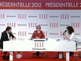 ELLE Présidentielle 2012 : Eva Joly : humour, écologie et lunettes noires...