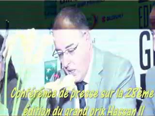 CONFÉRENCE DE PRESSE DU GRAND PRIX HASSAN 2 DE TENNIS (2012)
