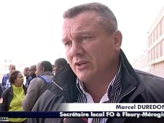 Manifestation à la  prison de Fleury-Mérogis