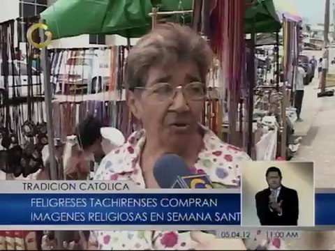En Táchira desplegaron comercios para la venta de objetos sagrados