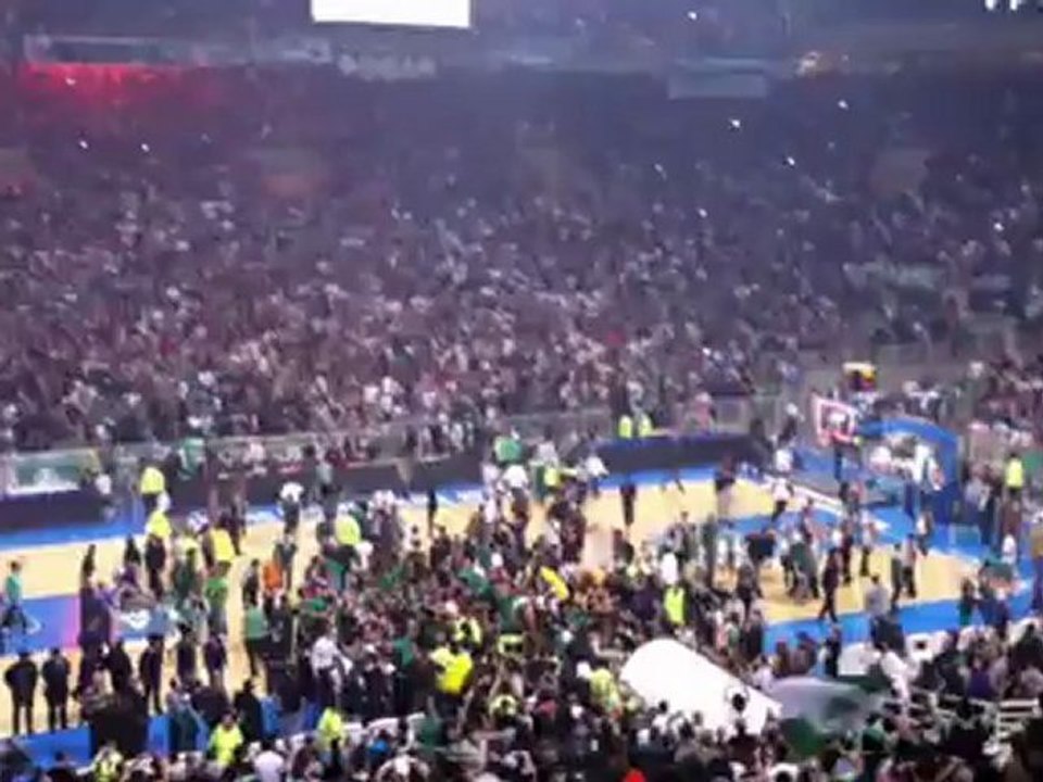 Πανηγυρισμοί Παναθηναϊκός - Μακάμπι Τελ Αβίβ