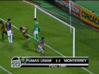 1/2 finale - Monterrey/Pumas UNAM 1-1