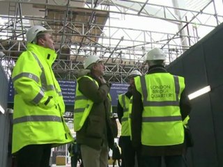 ويب-عملبة بناء شارد في لندن على وشك الانتهاء