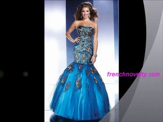 Peacock Prom Dresses 2012