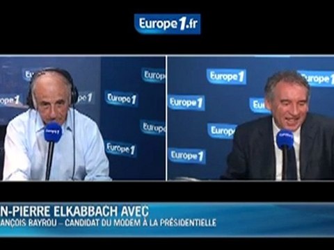 François Bayrou, invité de Jean-Pierre Elkabbach sur Europe1 - 050412
