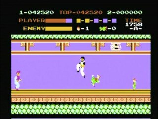 CGRundertow KUNG FU for NES Video Game Review