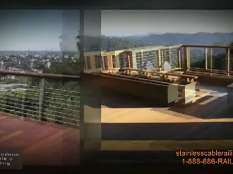 Trex decking railing wire rope video of a glass rails system transform to an outdoor alumimun rails for the outdoors.