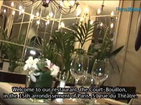 restaurant gastronomique le court bouillon paris 75015 rue du théatre pariszoomtv.com