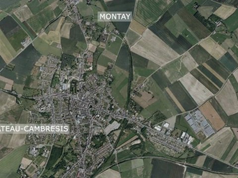 Animation 3D du futur contournement du Cateau-Cambrésis