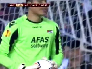 Highlights Valencia - AZ Alkmaar 4-0 (Europa League) 05/04/2012