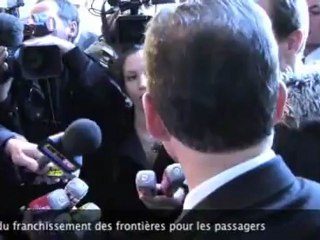 L'inauguration de PARAFE le 19 octobre 2009