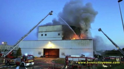 Au feu les pompiers ! il y a l'incinérateur qui brûle