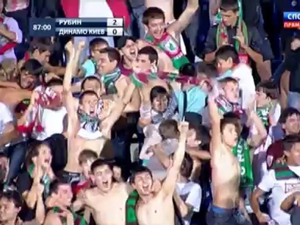 ЛЧ 2011/12. 3 раунд. Рубин - Динамо К. 2-1 (2-0 Медведев)