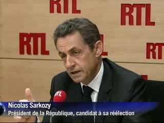 Sarkozy: "ma confiance en Eric Woerth est totale"