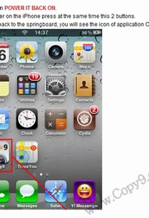How to install Copy9 on target iPhone ?